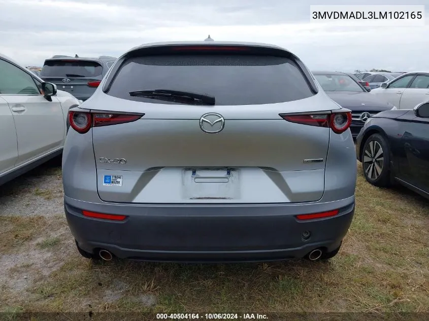 2020 Mazda Cx-30 Preferred VIN: 3MVDMADL3LM102165 Lot: 40504164