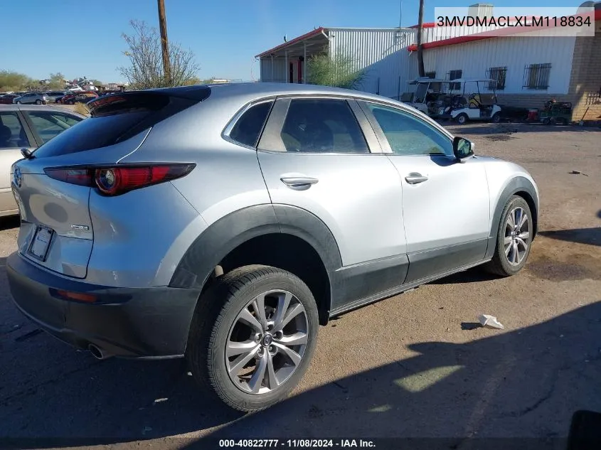 2020 Mazda Cx-30 Select Package VIN: 3MVDMACLXLM118834 Lot: 40822777