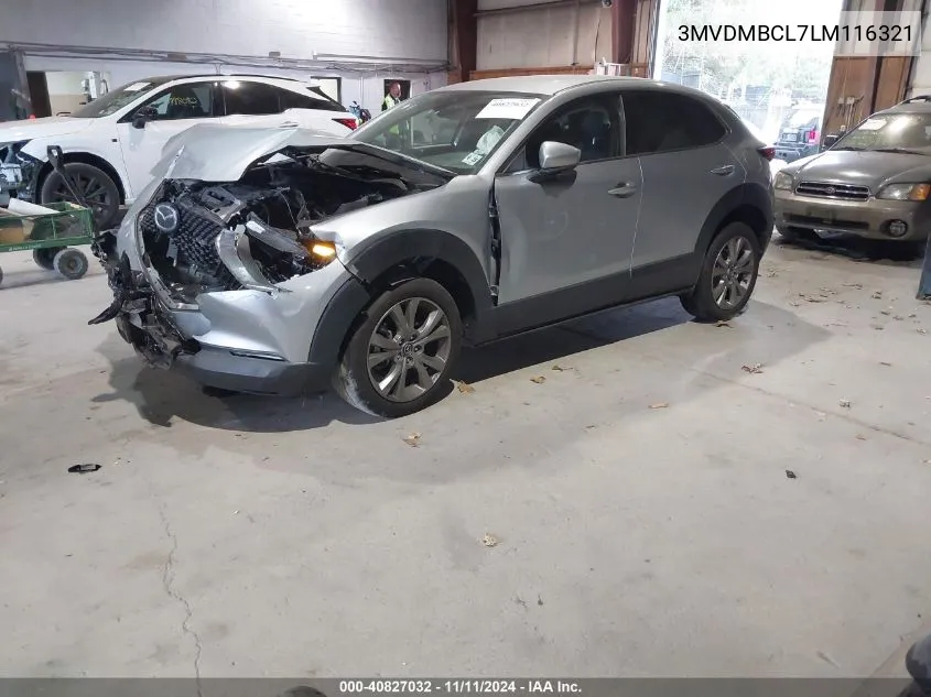 2020 Mazda Cx-30 Select Package VIN: 3MVDMBCL7LM116321 Lot: 40827032