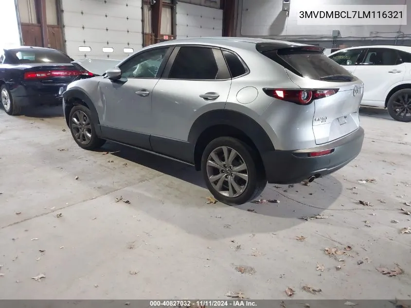 2020 Mazda Cx-30 Select Package VIN: 3MVDMBCL7LM116321 Lot: 40827032