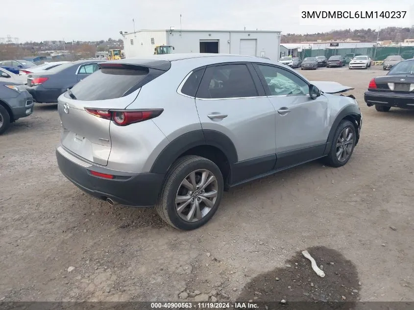 2020 Mazda Cx-30 Select Package VIN: 3MVDMBCL6LM140237 Lot: 40900563