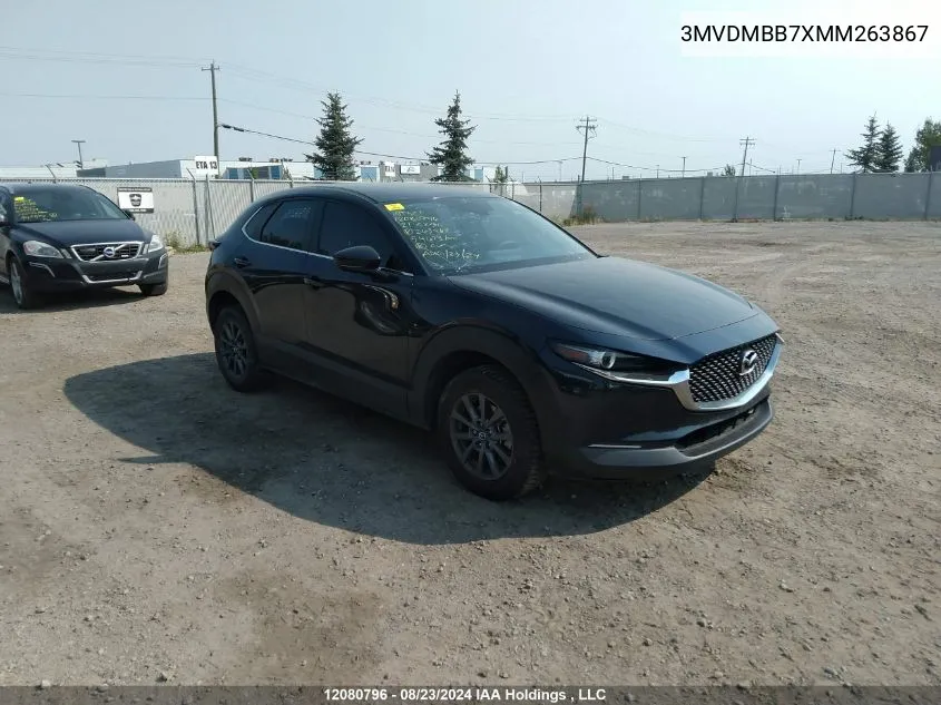 3MVDMBB7XMM263867 2021 Mazda Cx-30