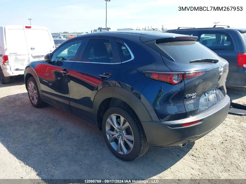 3MVDMBCL7MM267953 2021 Mazda Cx-30