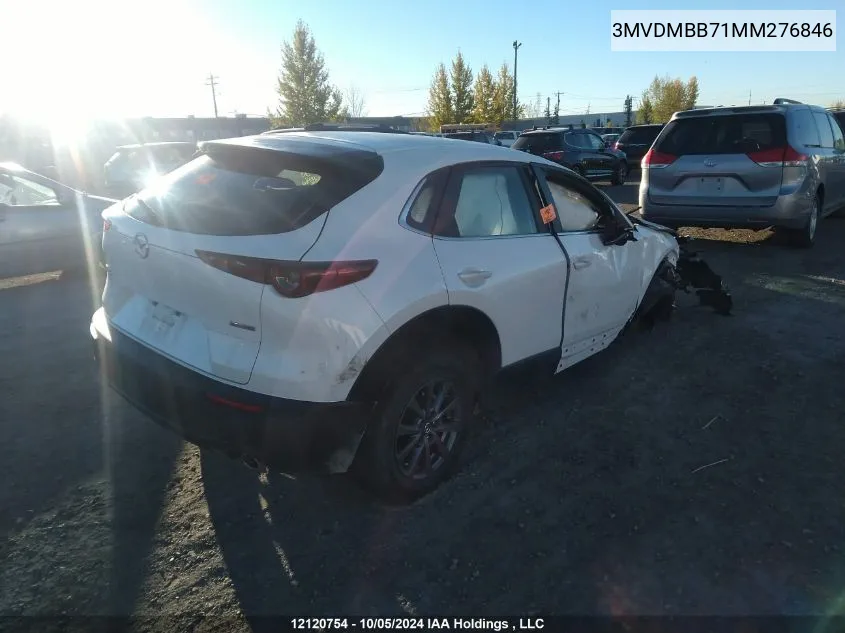 2021 Mazda Cx-30 VIN: 3MVDMBB71MM276846 Lot: 12120754