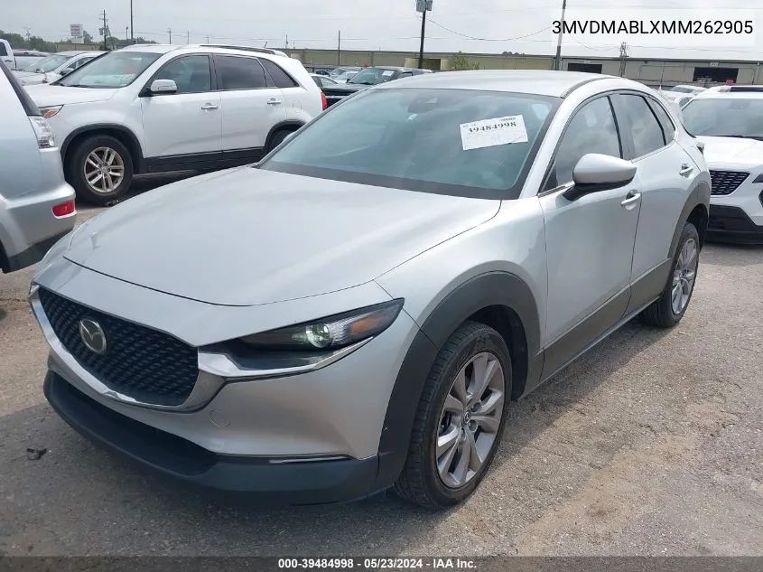 2021 Mazda Cx-30 Select VIN: 3MVDMABLXMM262905 Lot: 39484998