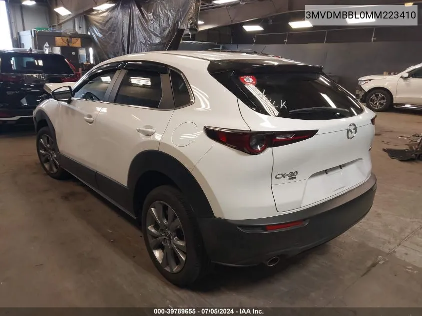 2021 Mazda Cx-30 Select VIN: 3MVDMBBL0MM223410 Lot: 39789655