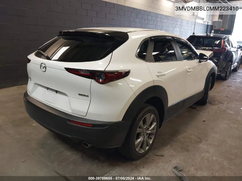 2021 Mazda Cx-30 Select VIN: 3MVDMBBL0MM223410 Lot: 39789655