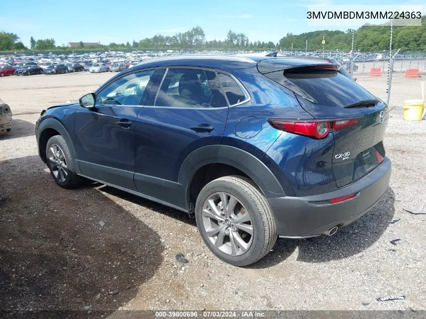 2021 Mazda Cx-30 Premium VIN: 3MVDMBDM3MM224363 Lot: 39800696