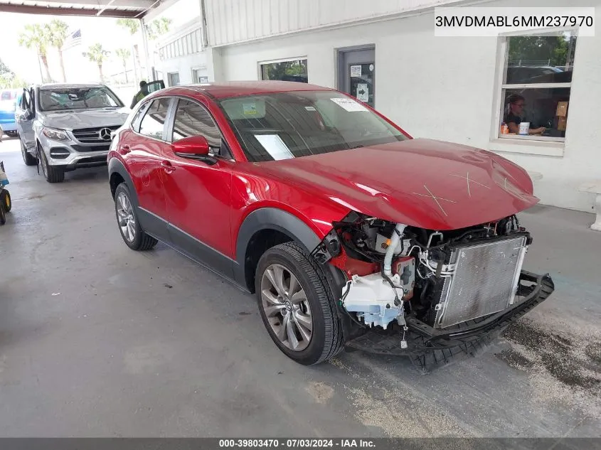 2021 Mazda Cx-30 Select VIN: 3MVDMABL6MM237970 Lot: 39803470