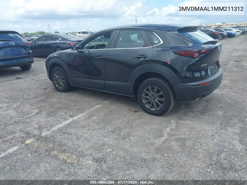 2021 Mazda Cx-30 2.5 S VIN: 3MVDMAAL1MM211312 Lot: 39862566