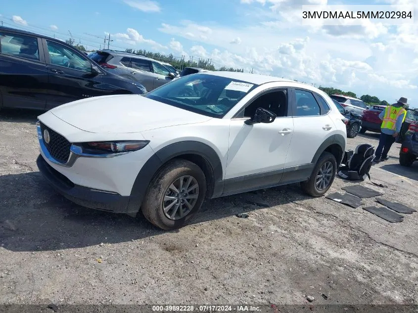 3MVDMAAL5MM202984 2021 Mazda Cx-30 2.5 S