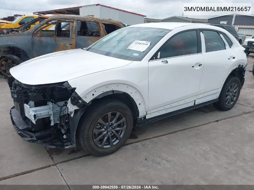 3MVDMBAL8MM216657 2021 Mazda Cx-30 2.5 S