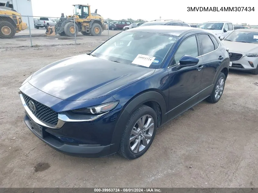 3MVDMABL4MM307434 2021 Mazda Cx-30 Select