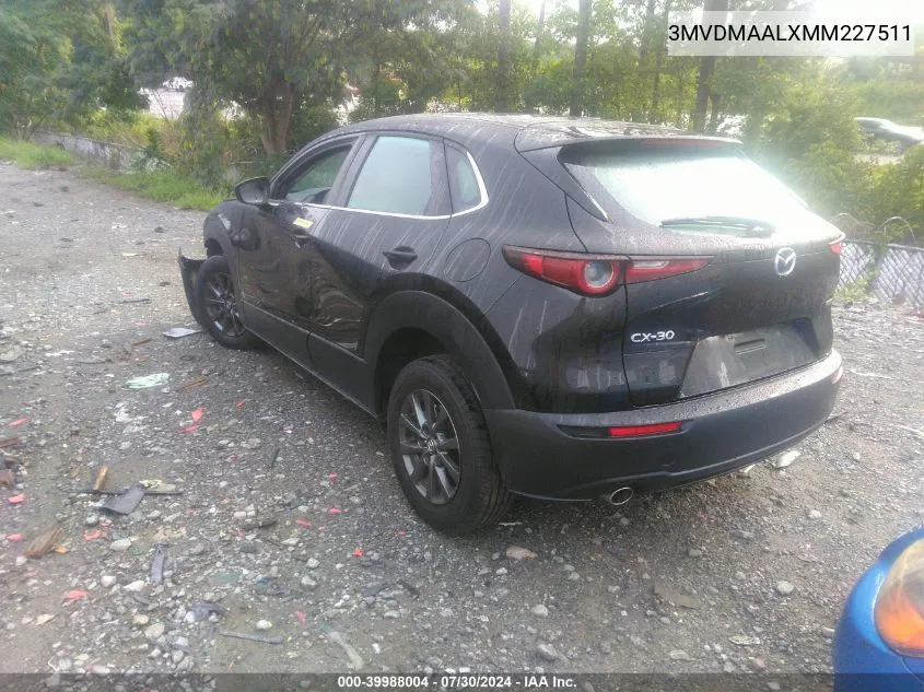 3MVDMAALXMM227511 2021 Mazda Cx-30 2.5 S