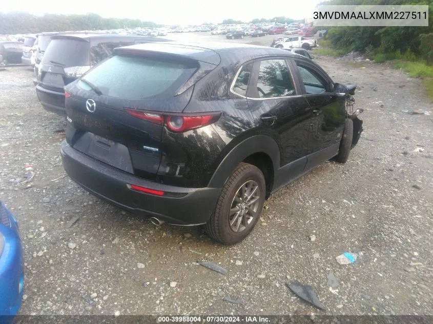 3MVDMAALXMM227511 2021 Mazda Cx-30 2.5 S