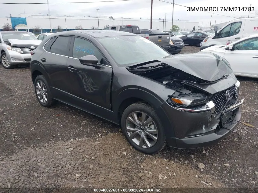 3MVDMBCL7MM214783 2021 Mazda Cx-30 Preferred