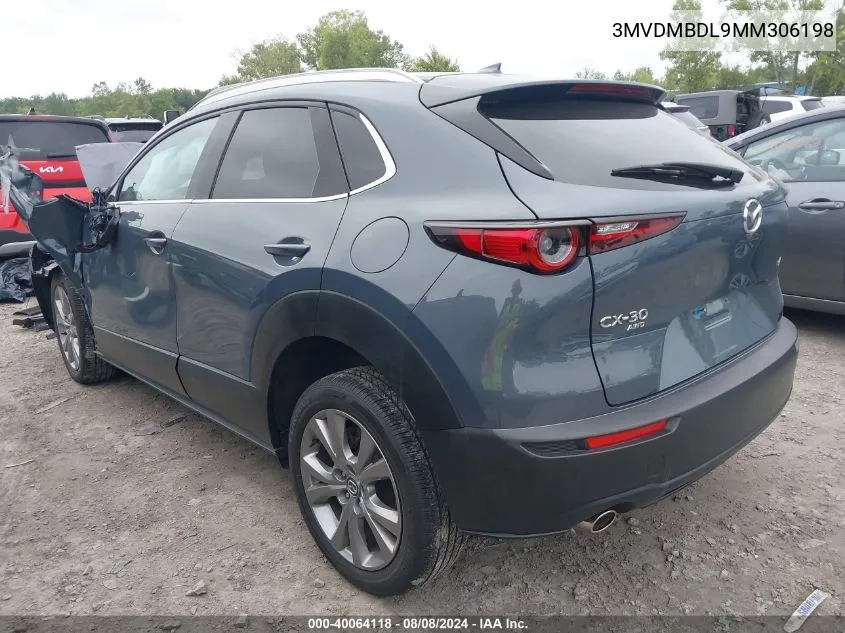 2021 Mazda Cx-30 Premium VIN: 3MVDMBDL9MM306198 Lot: 40064118