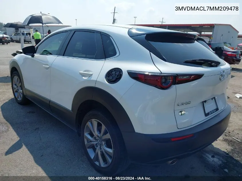 3MVDMACL7MM209478 2021 Mazda Cx-30 Preferred