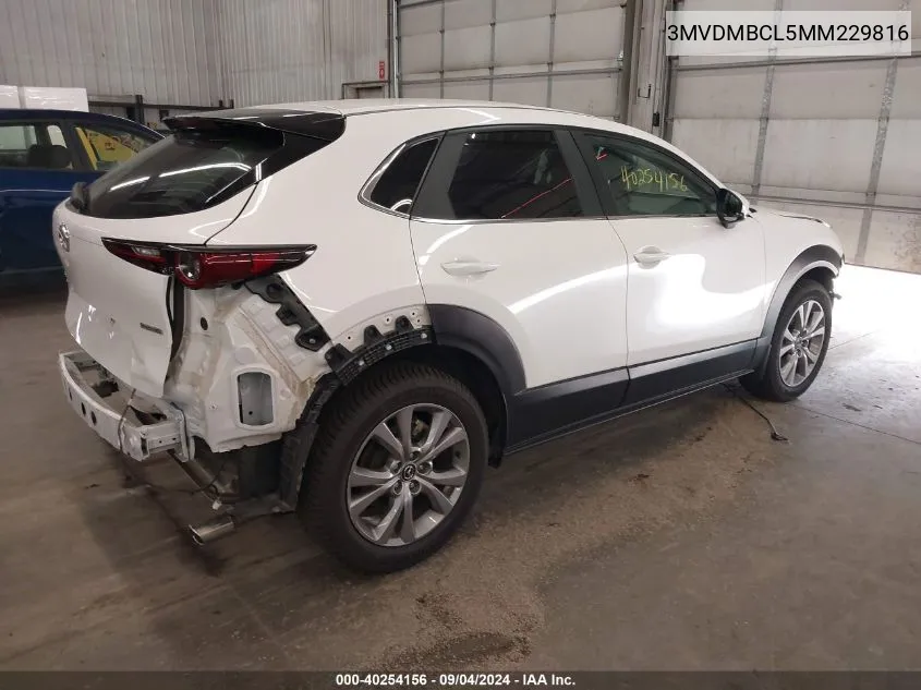 2021 Mazda Cx-30 Preferred VIN: 3MVDMBCL5MM229816 Lot: 40254156