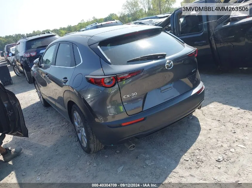 2021 Mazda Cx-30 Select VIN: 3MVDMBBL4MM263506 Lot: 40304709