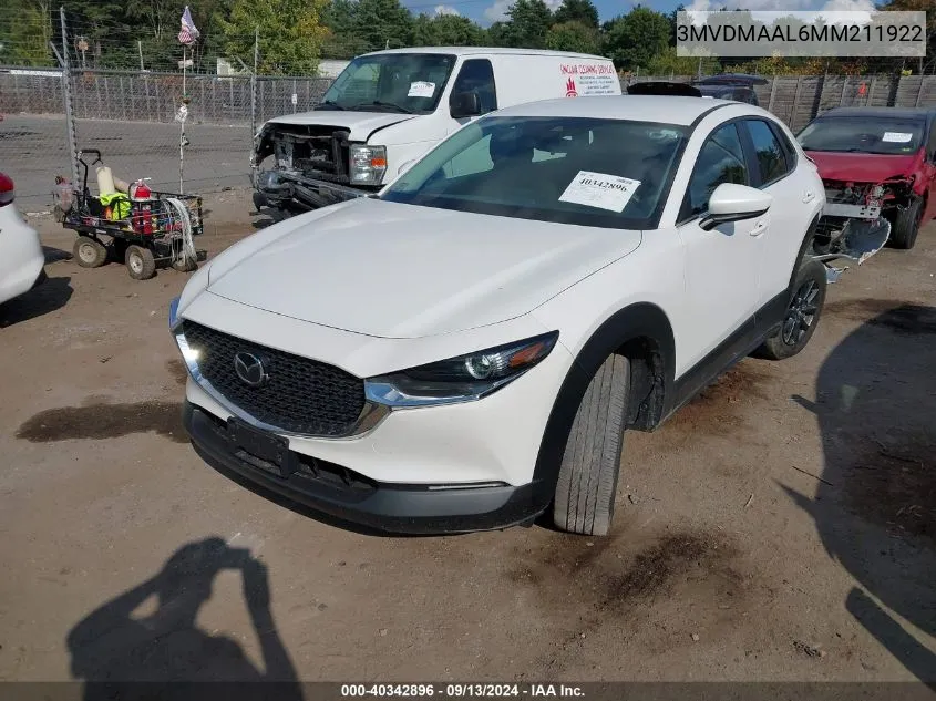 2021 Mazda Cx-30 2.5 S VIN: 3MVDMAAL6MM211922 Lot: 40342896