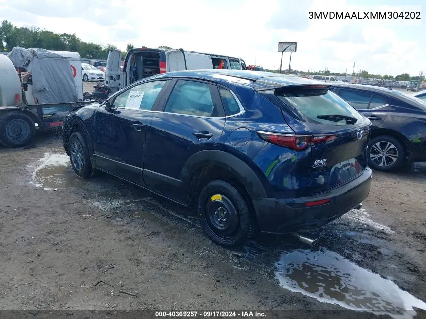 2021 Mazda Cx-30 2.5 S VIN: 3MVDMAALXMM304202 Lot: 40369257