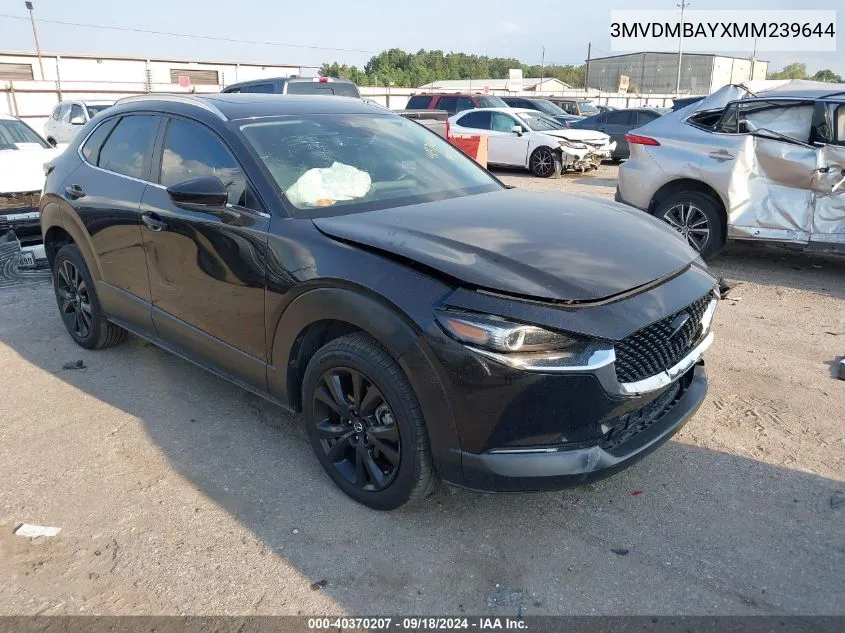 2021 Mazda Cx-30 VIN: 3MVDMBAYXMM239644 Lot: 40370207