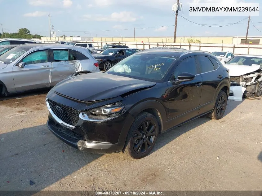 2021 Mazda Cx-30 VIN: 3MVDMBAYXMM239644 Lot: 40370207