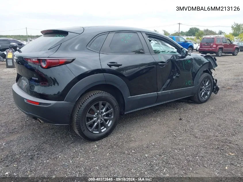 2021 Mazda Cx-30 2.5 S VIN: 3MVDMBAL6MM213126 Lot: 40372645