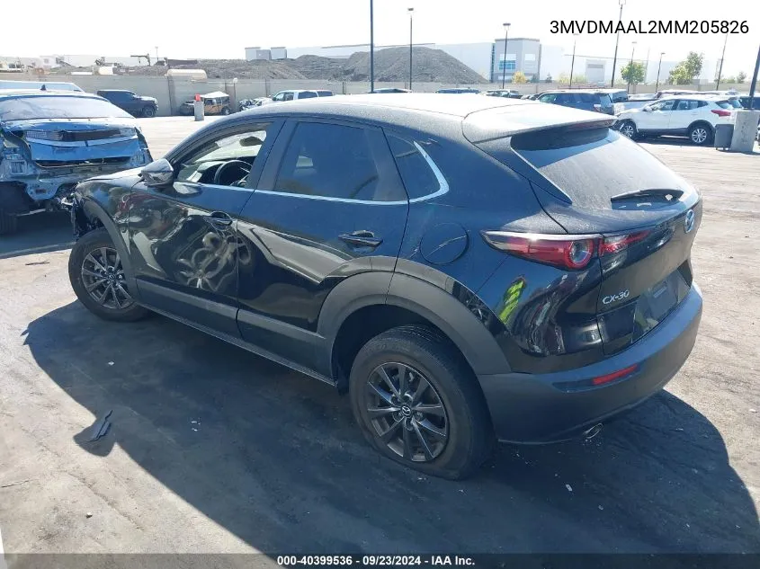 2021 Mazda Cx-30 2.5 S VIN: 3MVDMAAL2MM205826 Lot: 40399536