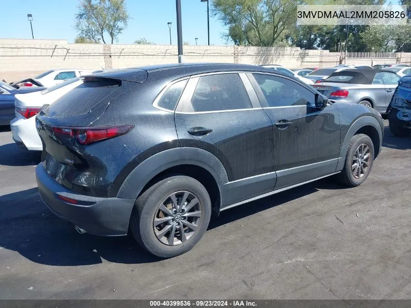 2021 Mazda Cx-30 2.5 S VIN: 3MVDMAAL2MM205826 Lot: 40399536