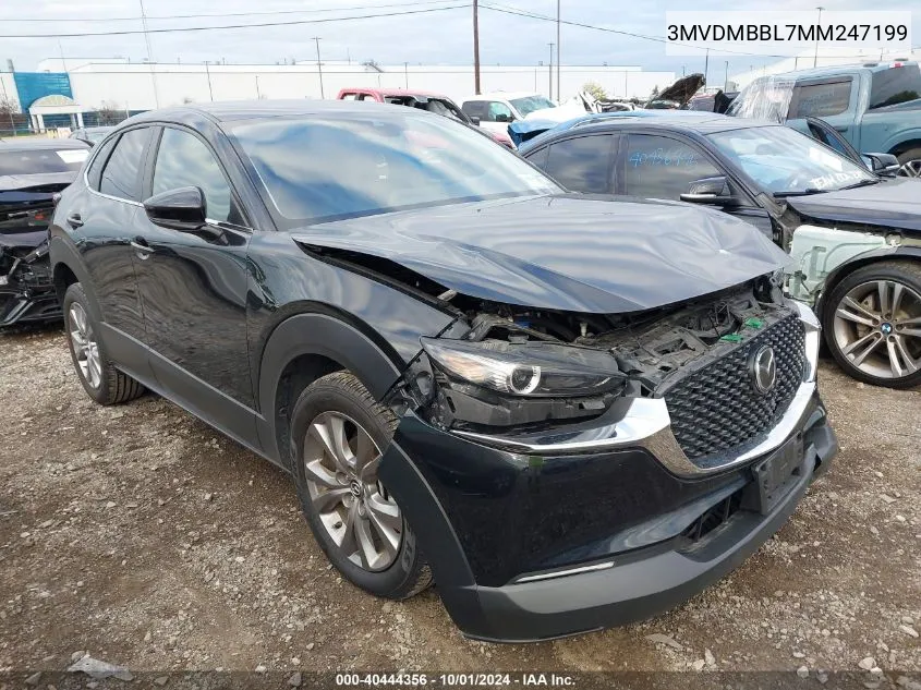 2021 Mazda Cx-30 Select VIN: 3MVDMBBL7MM247199 Lot: 40444356