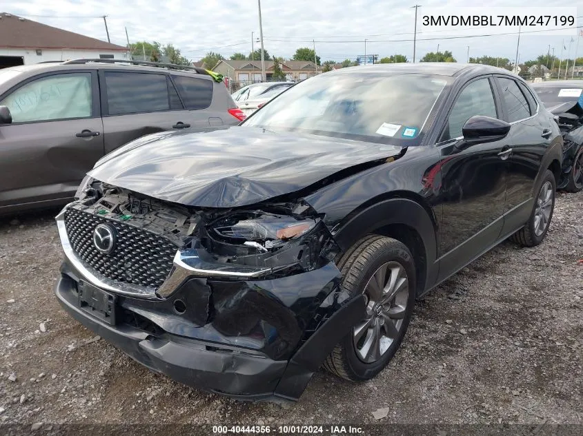 2021 Mazda Cx-30 Select VIN: 3MVDMBBL7MM247199 Lot: 40444356