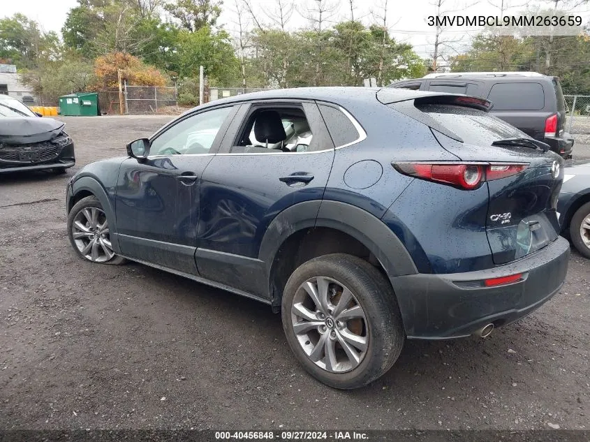 2021 Mazda Cx-30 Preferred VIN: 3MVDMBCL9MM263659 Lot: 40456848