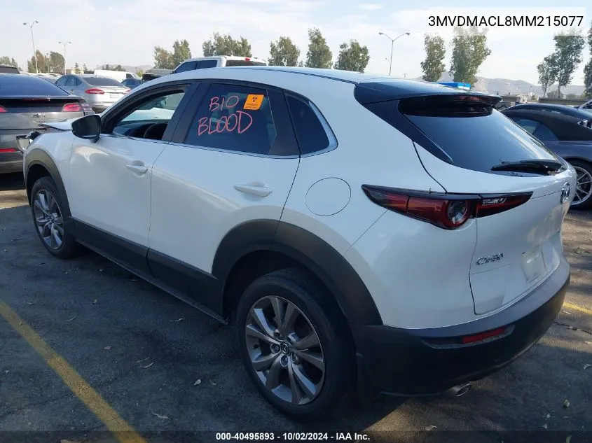 2021 Mazda Cx-30 Preferred VIN: 3MVDMACL8MM215077 Lot: 40495893