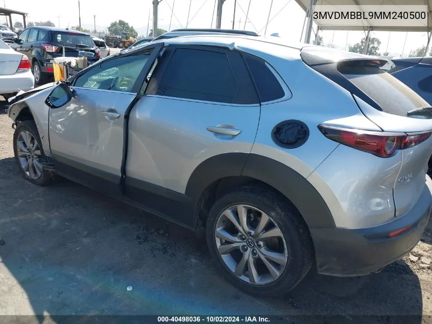 2021 Mazda Cx-30 Select VIN: 3MVDMBBL9MM240500 Lot: 40498036