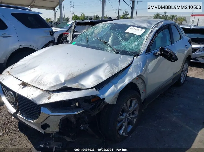 2021 Mazda Cx-30 Select VIN: 3MVDMBBL9MM240500 Lot: 40498036