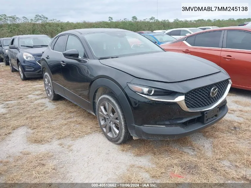 3MVDMABL7MM245138 2021 Mazda Cx-30 Select