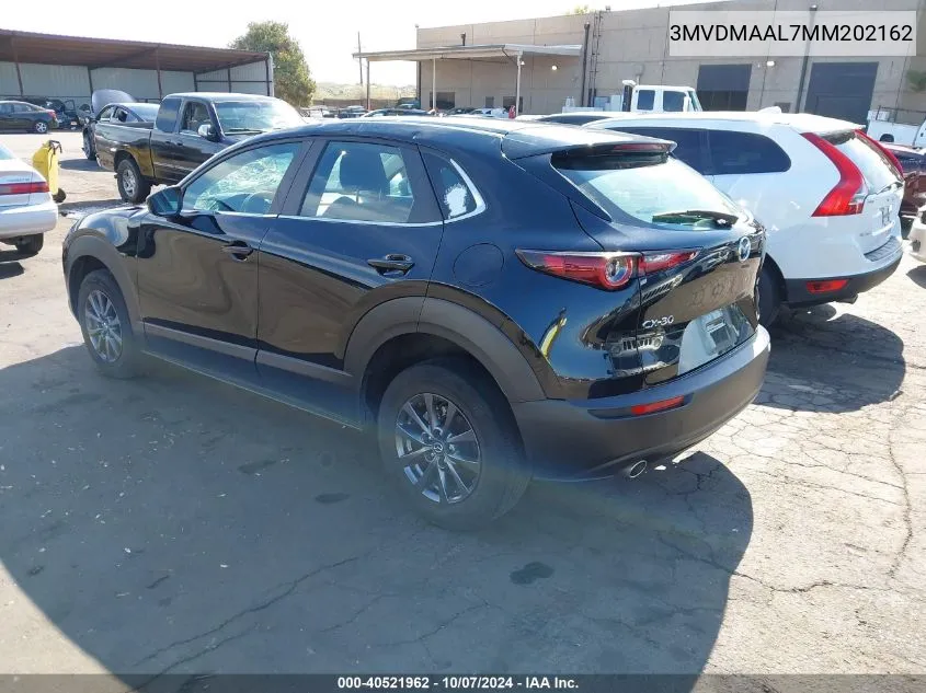 3MVDMAAL7MM202162 2021 Mazda Cx-30 2.5 S