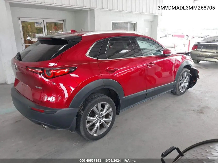 2021 Mazda Cx-30 Premium VIN: 3MVDMADL3MM268705 Lot: 40537353