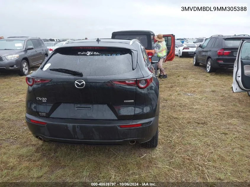 2021 Mazda Cx-30 Premium VIN: 3MVDMBDL9MM305388 Lot: 40539797