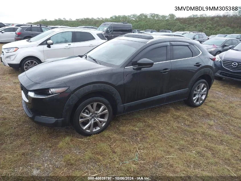 2021 Mazda Cx-30 Premium VIN: 3MVDMBDL9MM305388 Lot: 40539797