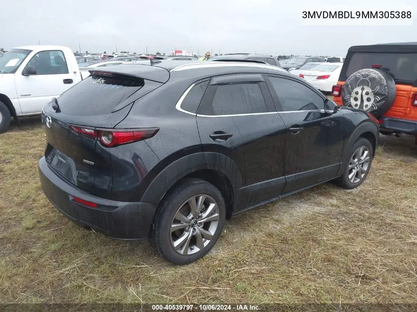 2021 Mazda Cx-30 Premium VIN: 3MVDMBDL9MM305388 Lot: 40539797