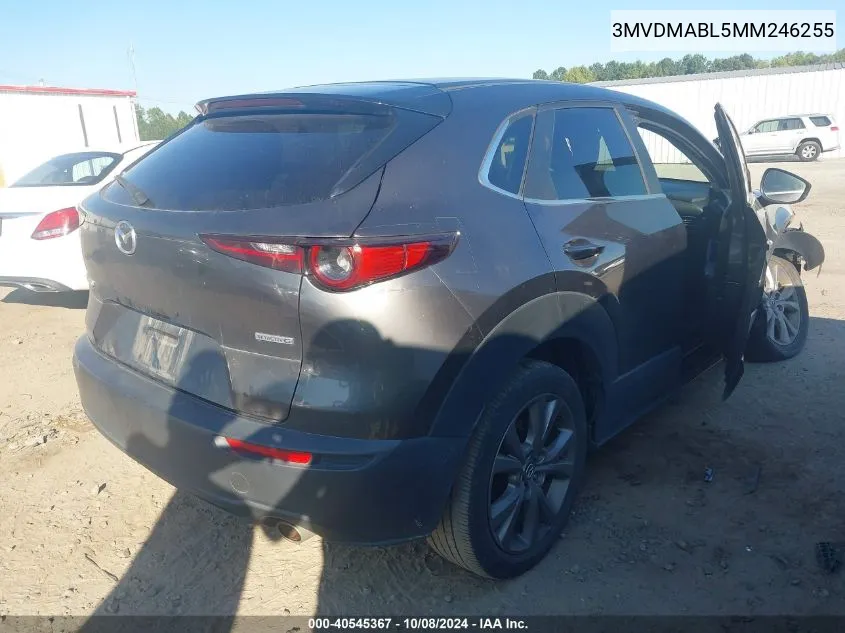 2021 Mazda Cx-30 Select VIN: 3MVDMABL5MM246255 Lot: 40545367