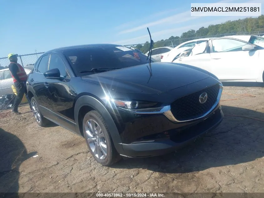 2021 Mazda Cx-30 Preferred VIN: 3MVDMACL2MM251881 Lot: 40573962