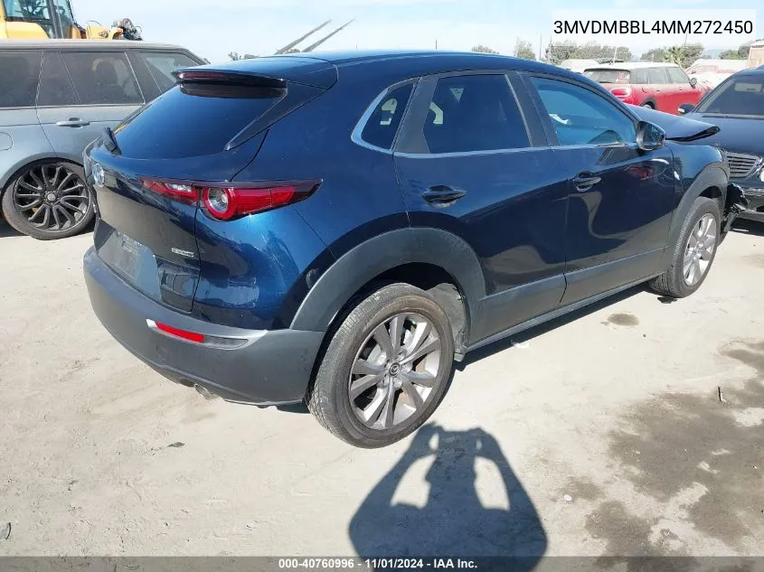 2021 Mazda Cx-30 Select VIN: 3MVDMBBL4MM272450 Lot: 40760996