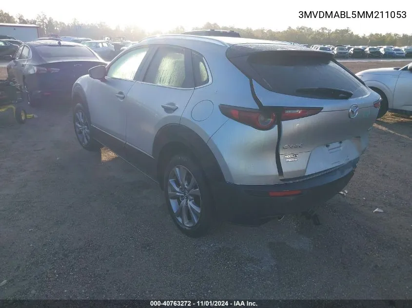 2021 Mazda Cx-30 Select VIN: 3MVDMABL5MM211053 Lot: 40763272