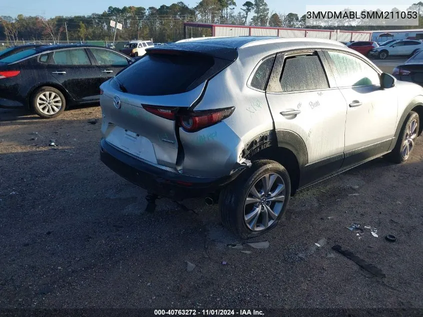 2021 Mazda Cx-30 Select VIN: 3MVDMABL5MM211053 Lot: 40763272