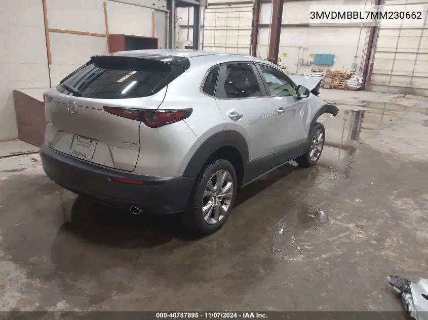 2021 Mazda Cx-30 Select VIN: 3MVDMBBL7MM230662 Lot: 40787895