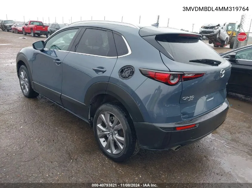 2021 Mazda Cx-30 Premium VIN: 3MVDMBDL4MM319764 Lot: 40793821